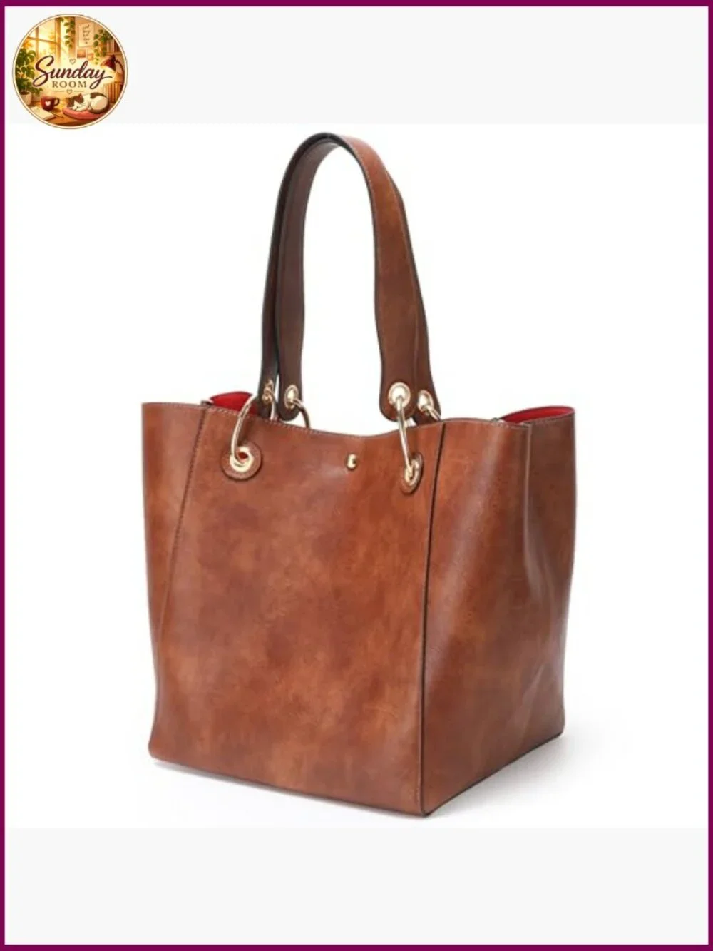 Large Work Tote Bag Women Designer Handbags Big Bucket Purses Vegan Leather